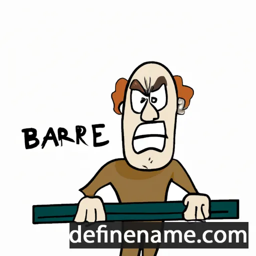 Barre cartoon