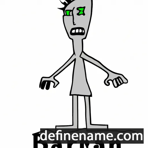 cartoon of the name Barren