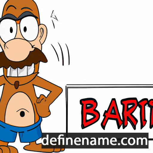 Barteld cartoon