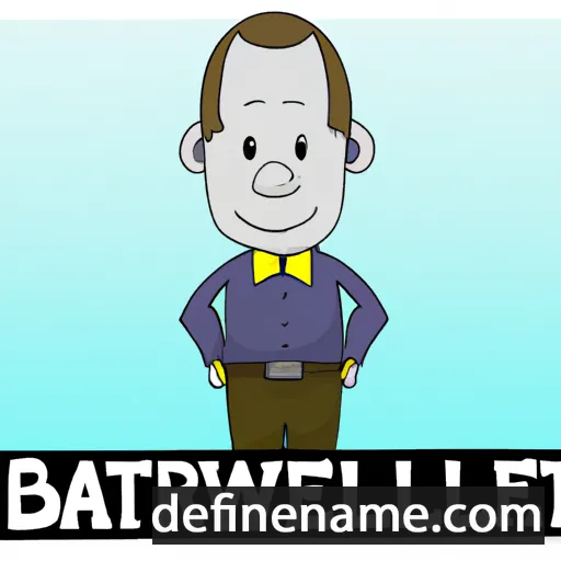 cartoon of the name Barthwell