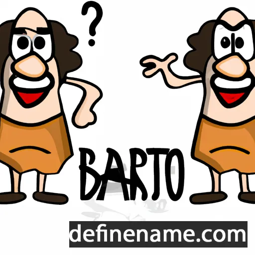 cartoon of the name Bartola