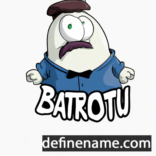 cartoon of the name Bartomieu