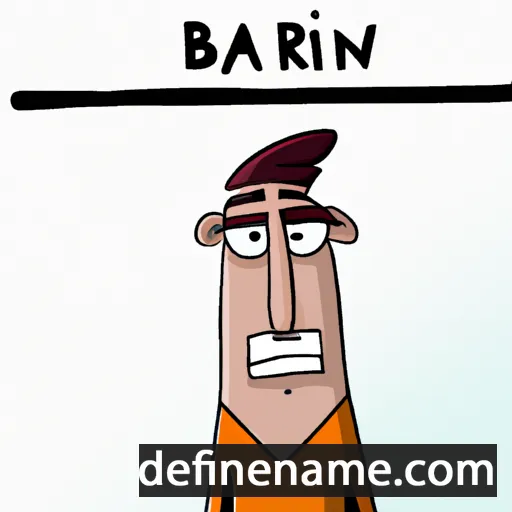 Barzin cartoon