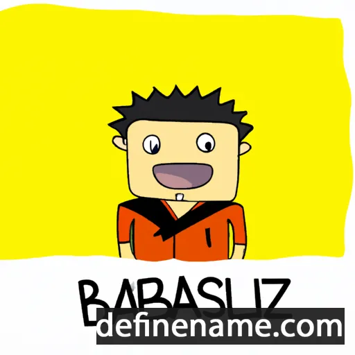 cartoon of the name Basrizal