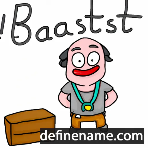 cartoon of the name Basten