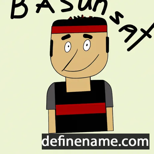 cartoon of the name Bastianu