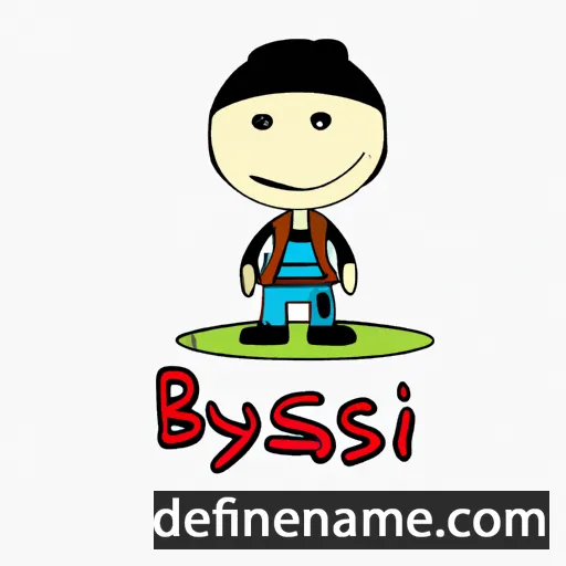 cartoon of the name Basyir