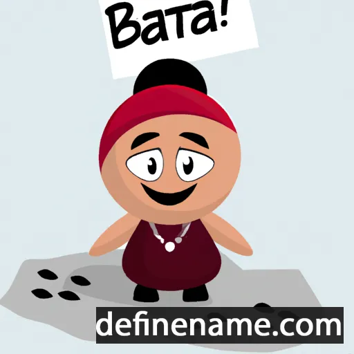 cartoon of the name Bataqa