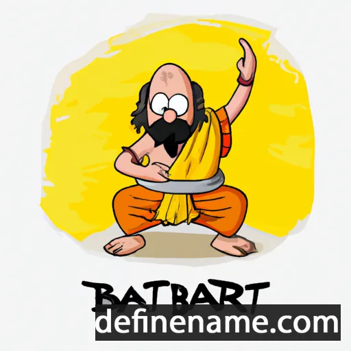 cartoon of the name Batara Guru