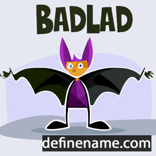 cartoon of the name Batbold