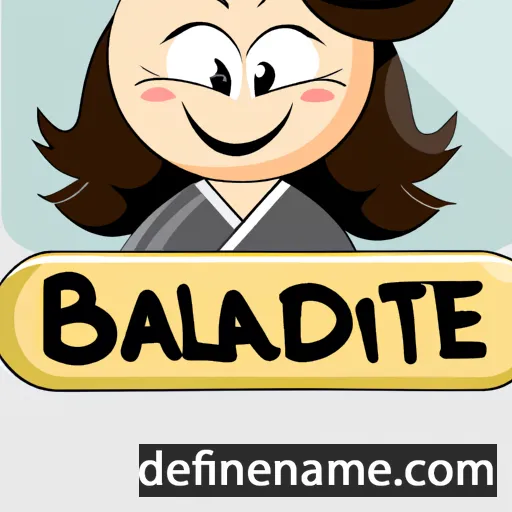 cartoon of the name Batilde