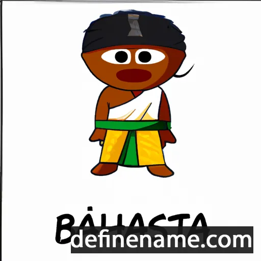 cartoon of the name Batishwa