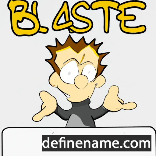 cartoon of the name Batisse