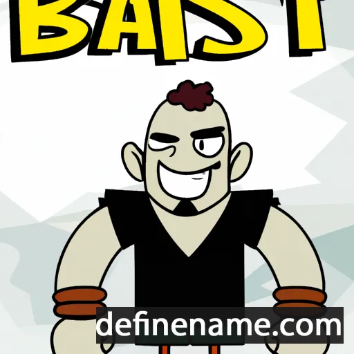 cartoon of the name Batist