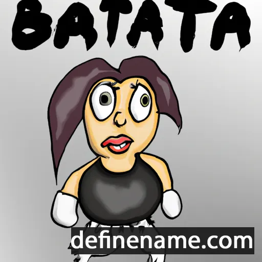 cartoon of the name Battesta