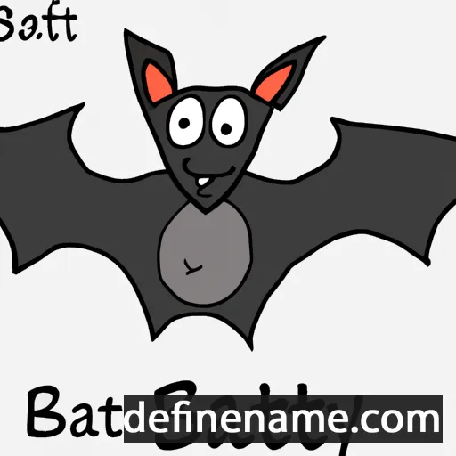 cartoon of the name Batty