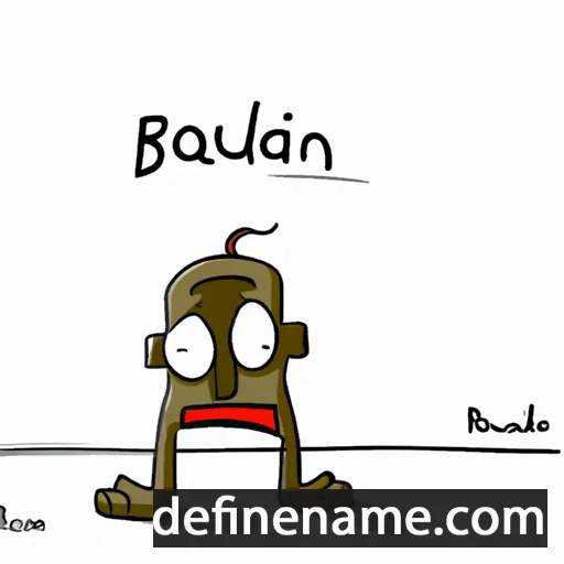 Baudoïn cartoon