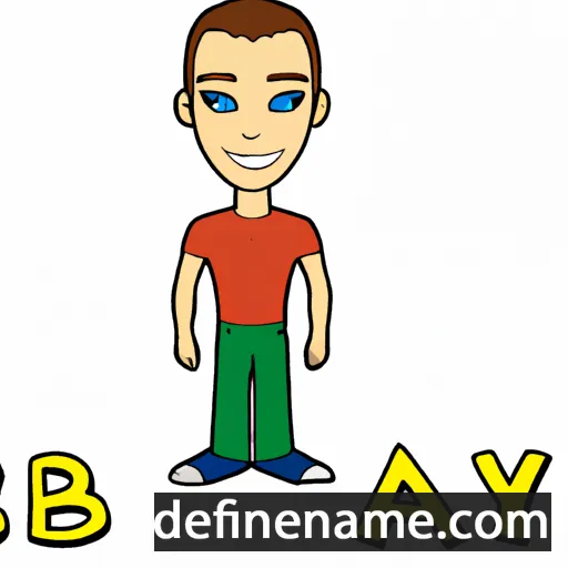 cartoon of the name Bay