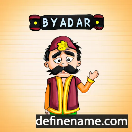 Bayardalai cartoon