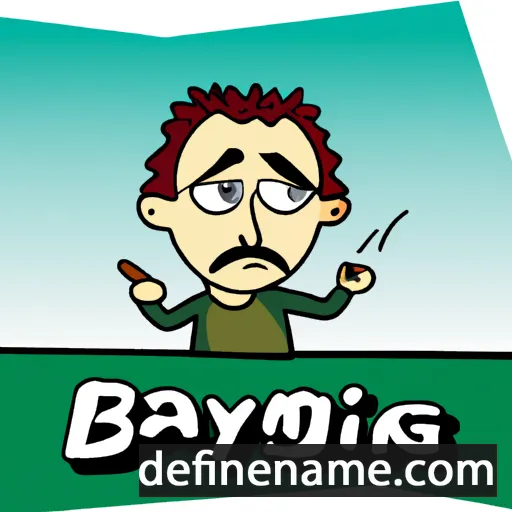 cartoon of the name Bayğötdin