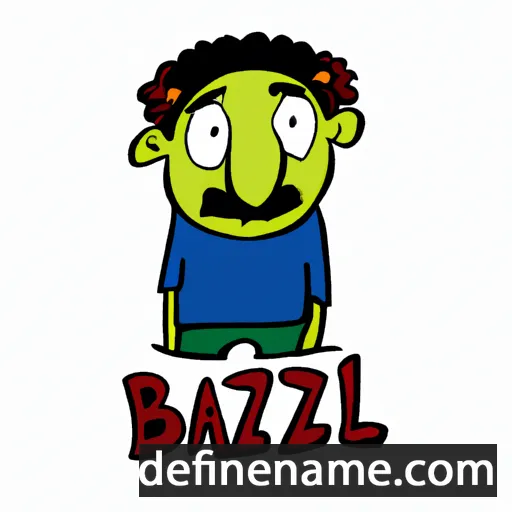 cartoon of the name Bazil