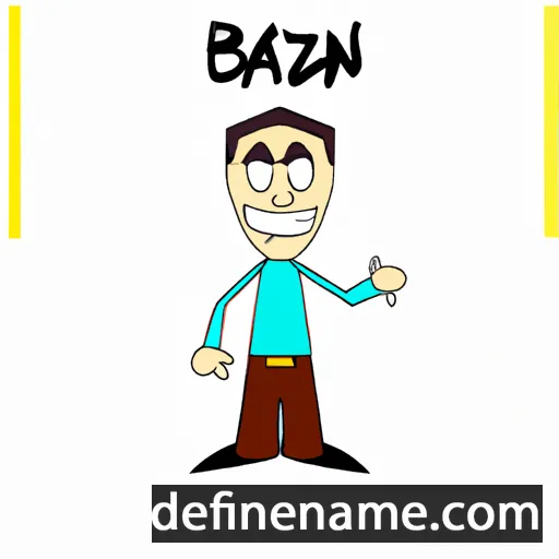 cartoon of the name Bazin