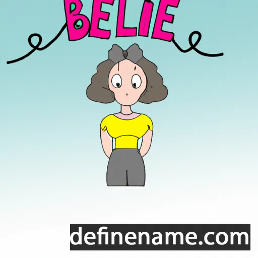 cartoon of the name Béline