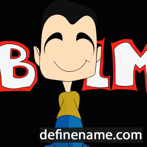 cartoon of the name Bêlim