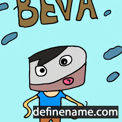 cartoon of the name Beaivi