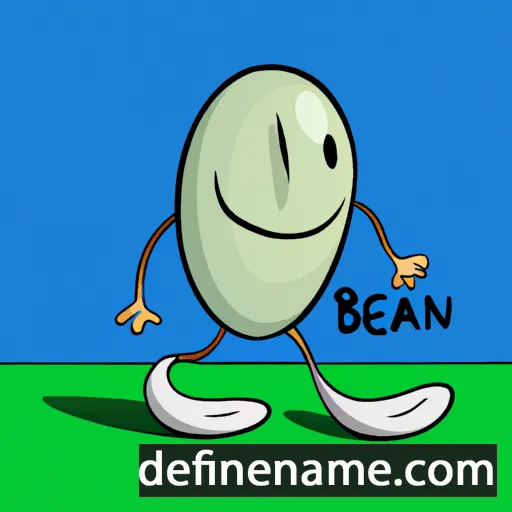 cartoon of the name Bean