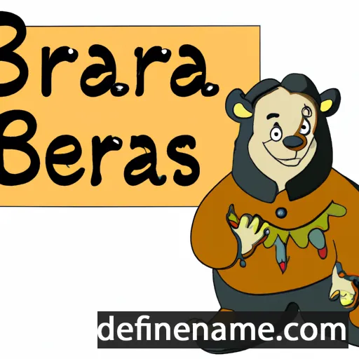 cartoon of the name Bearnas