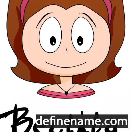 cartoon of the name Beatrica