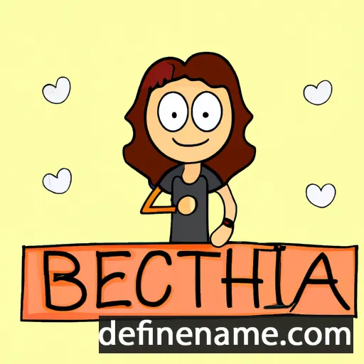 cartoon of the name Beatricia