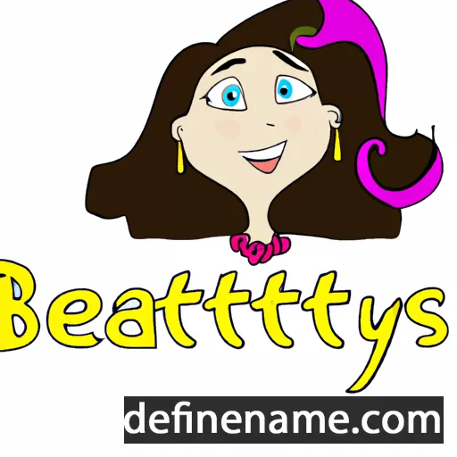 cartoon of the name Beatrys