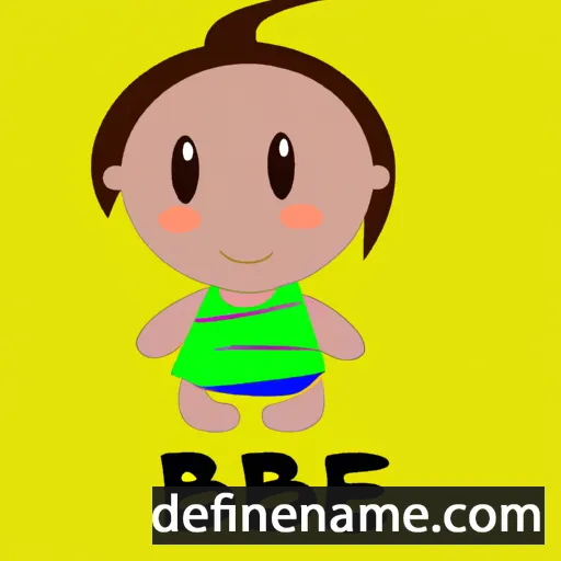 cartoon of the name Bebe