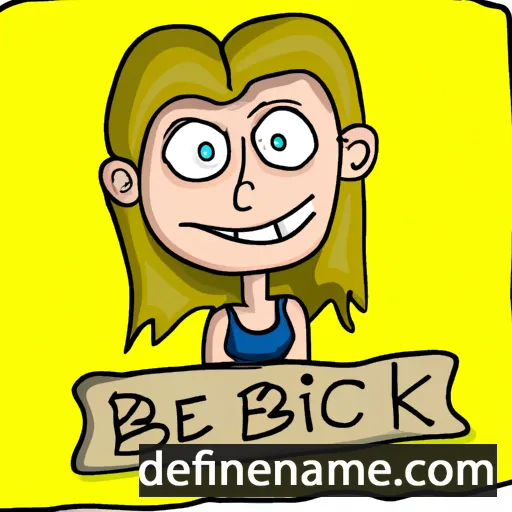 Becki cartoon