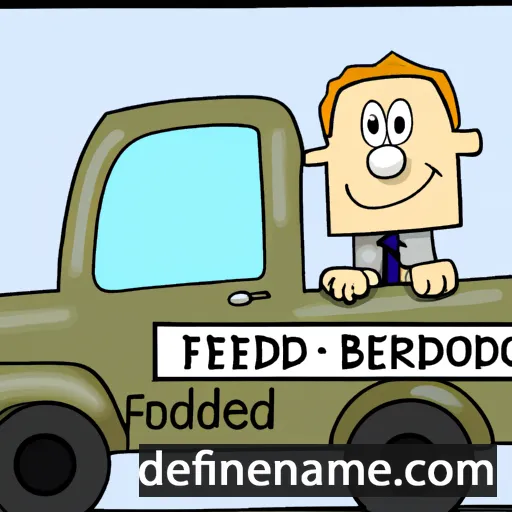 cartoon of the name Bedford