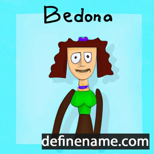 cartoon of the name Bedonna