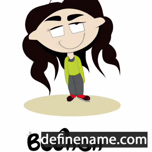 cartoon of the name Behnoush