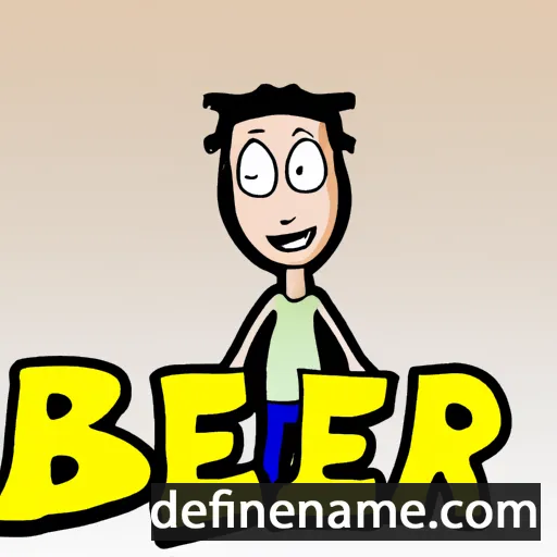 cartoon of the name Behre