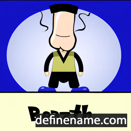 cartoon of the name Behzat