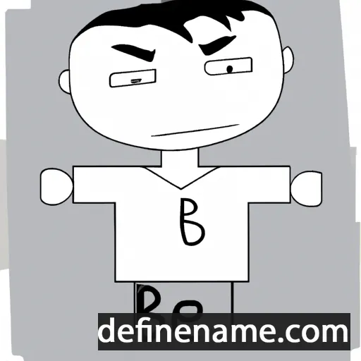 cartoon of the name Bei