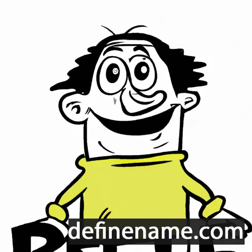 cartoon of the name Beile