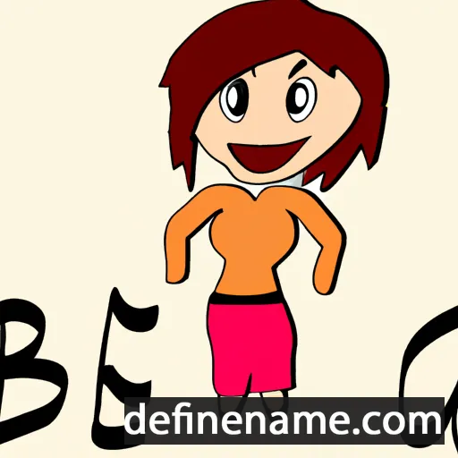 cartoon of the name Beka