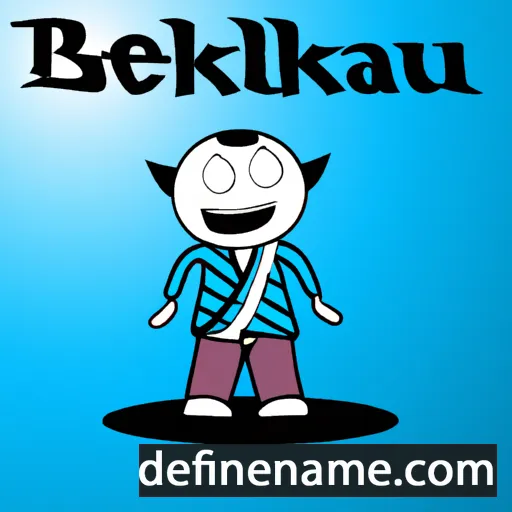 cartoon of the name Bekbulat