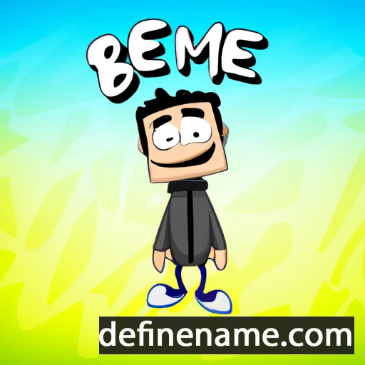 cartoon of the name Bekime