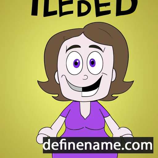 cartoon of the name Beldie