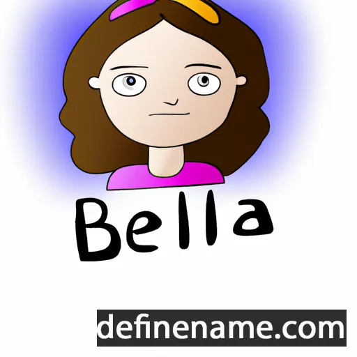 cartoon of the name Belia