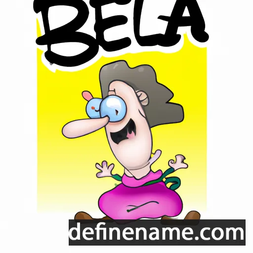 cartoon of the name Belica