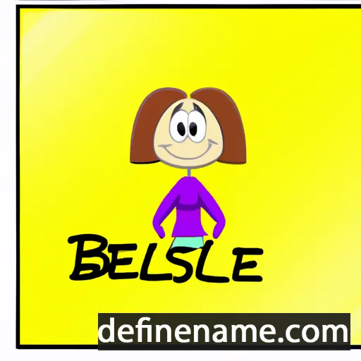 cartoon of the name Belise